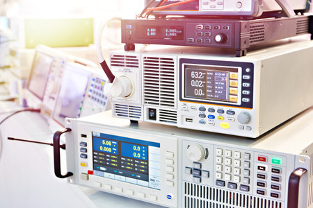 Power supplies and electronic measuring devices in the laboratory