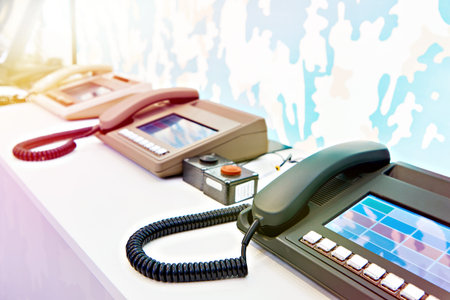 Operational dispatching voice communication terminal on exhibition