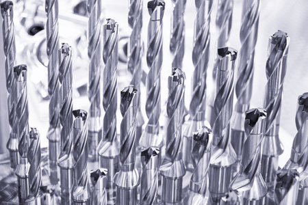 Drilling ranges with improved headの写真素材