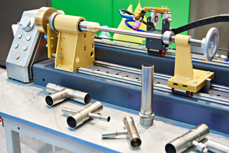 Corrosion resistant steel pipe processing machine