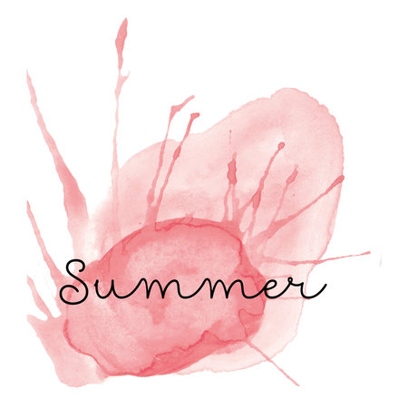 Abstract powder splatted background. Red Watercolor explosion on transparent background. Colored cloud. Colorful dust explode. Paint for Banner, Card, Poster, Holidayの写真素材