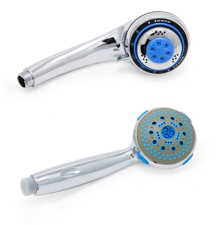 Shower heads in the bathroom or the showerの写真素材