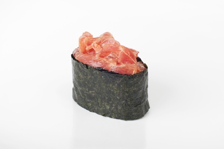Japanese food - Gunkan with tunaの写真素材