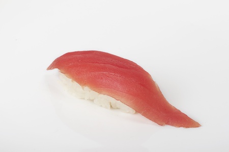 Japanese food - Sushi with salmonの写真素材