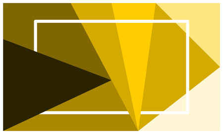 Abstract geometric background in yellow and black colors. Vector illustration for your design.のイラスト素材