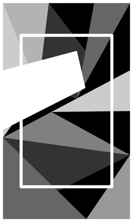 Abstract geometric background in gray and black colors. Vector illustration for your design.