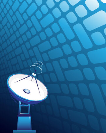 Satellite dishのイラスト素材