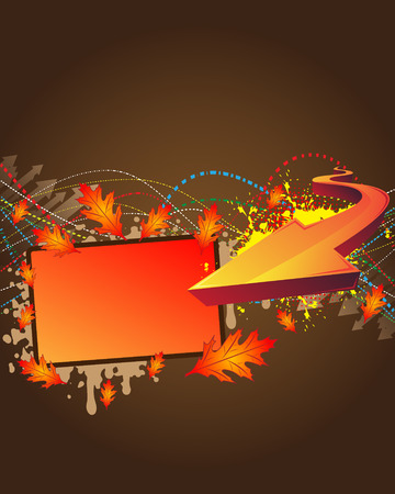 Autumn bannerのイラスト素材