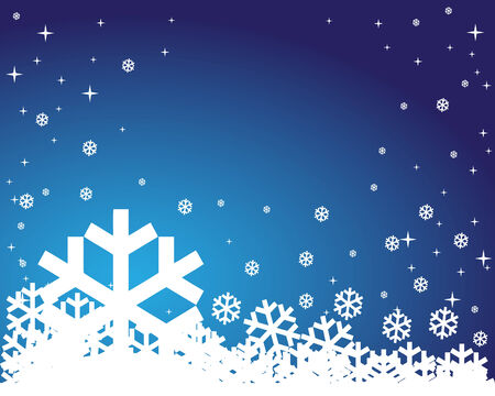 Blue winter backgroundのイラスト素材