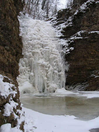 Icicles and falls - a miscellaneousの写真素材