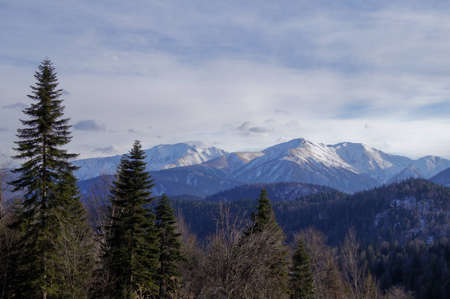 Beautiful mountain scenery of the Caucasusの写真素材