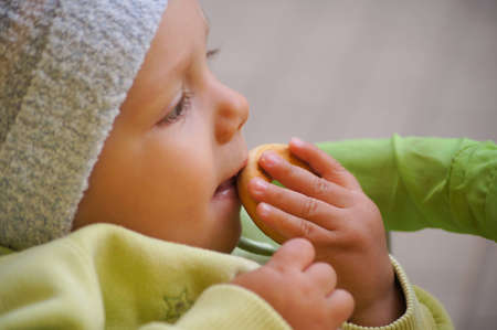 A funny little boyの写真素材