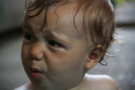 The charming little boyの写真素材