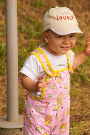 The amusing little boyの写真素材