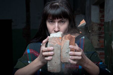 Portrait of cute and pretty girlの写真素材