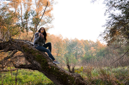 Portrait of a charming and lovely girlの写真素材