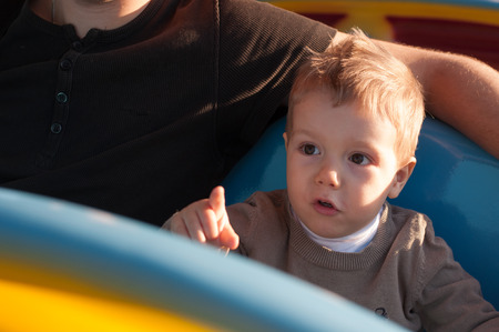 The charming little boyの写真素材