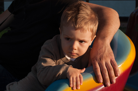 The charming little boyの写真素材