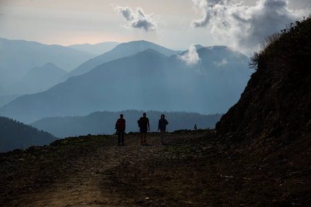 Beautiful mountain scenery of Krasnaya Polyana . Sochiの写真素材