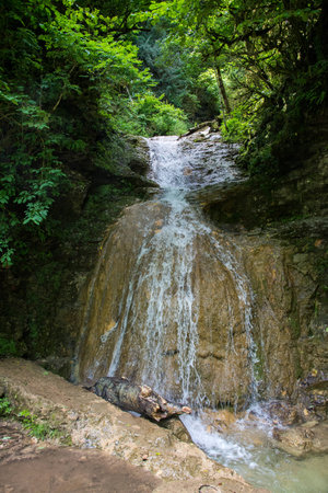 Beautiful mountain scenery . Guam gorge. Krasnodar regionの写真素材