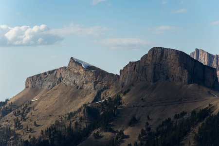 The mountain range of the Big Thach natural park. Adygeaの写真素材