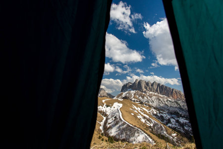 The mountain range of the Big Thach natural park. Adygeaの写真素材