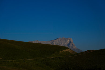 Active recreation and freedom of the Chegem Gorgeの写真素材