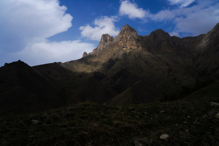 Active recreation and freedom of the Chegem Paradromeの写真素材
