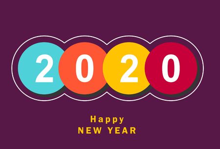 Happy New Year 2020. Background Happy New Year.
