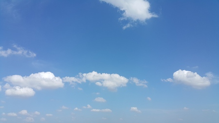 Summer blue skyの写真素材
