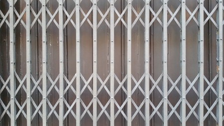 Steel folder gate back ground and texture.の写真素材