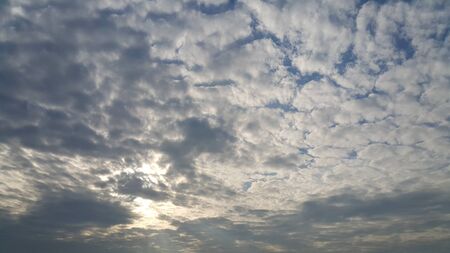 Morning Sunrise and velvet cloud.の写真素材