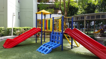 Colorful playground.の写真素材