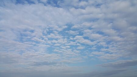 Scatter clouds after the rainy storm.の写真素材