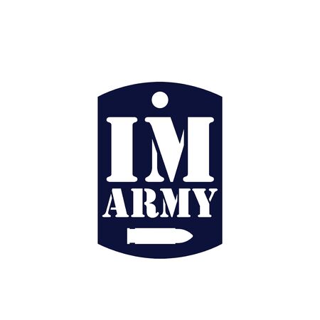 i am army logo symbol icon templateのイラスト素材
