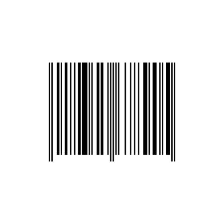 blank black barcode vector templateのイラスト素材