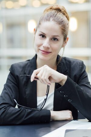 Portrait of a businesswomanの写真素材