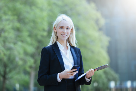 Portrait of a businesswomanの写真素材