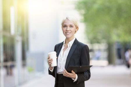Portrait of a businesswomanの写真素材