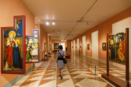 Spain, Madrid, Thyssen-Bornemisza Museumのeditorial素材