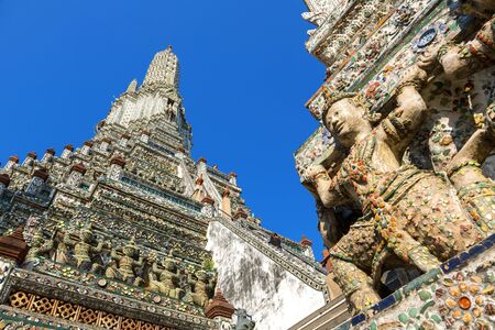 Thailand, Bangkok, Wat Arun Templeの写真素材