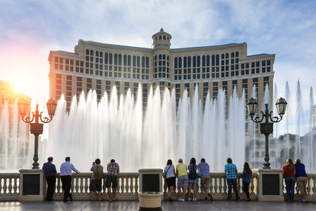 Fountains of Bellagio, Bellagio Resort and Casino,のeditorial素材