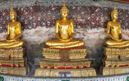 Wat Suthat dating from the first half of the 19th century, Bangkok, Thailand, Southeast Asia, Asiaのeditorial素材