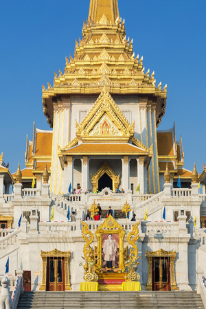 Wat Traimit, Temple of the Golden Buddhaのeditorial素材