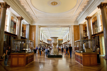 Europe, UK, England, London, British Museum, The King's Libraryのeditorial素材