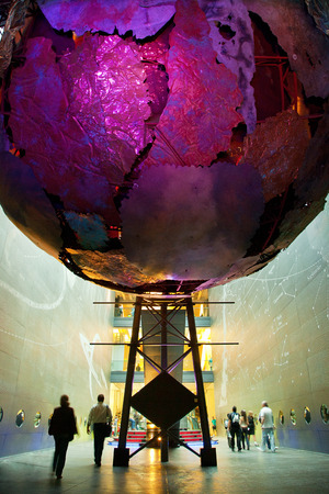 Europe, United Kingdom, England, The Earth Galleries at London's Natural History Museumのeditorial素材