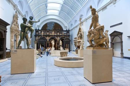 Europe, United Kingdom, England, London, Victoria and Albert Museumのeditorial素材