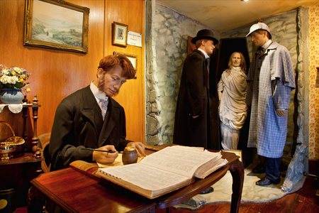 Europe, United Kingdom, England, London, The Sherlock Holmes Museumのeditorial素材