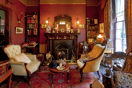 Europe, United Kingdom, England, London, The Sherlock Holmes Museumのeditorial素材