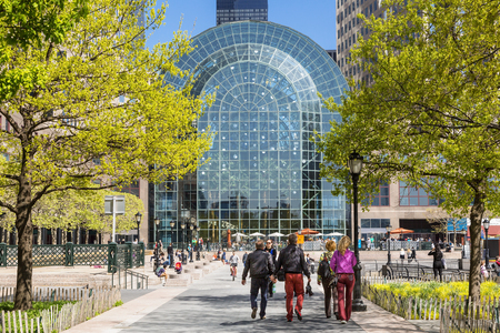 New York City The Winter Garden Atriumのeditorial素材